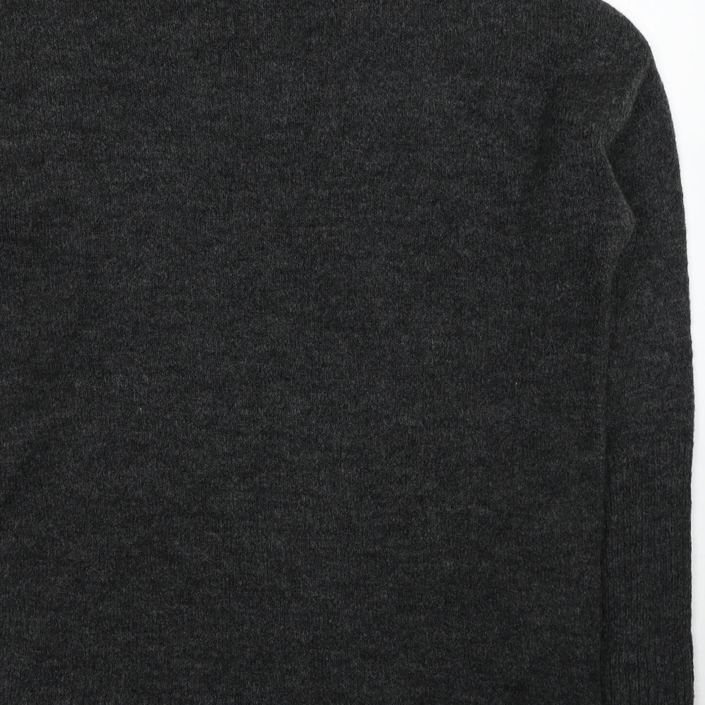 PEP&CO Womens Multicoloured Mock Neck Acrylic Pullover Jumper Size 10 - Colorblock Pattern