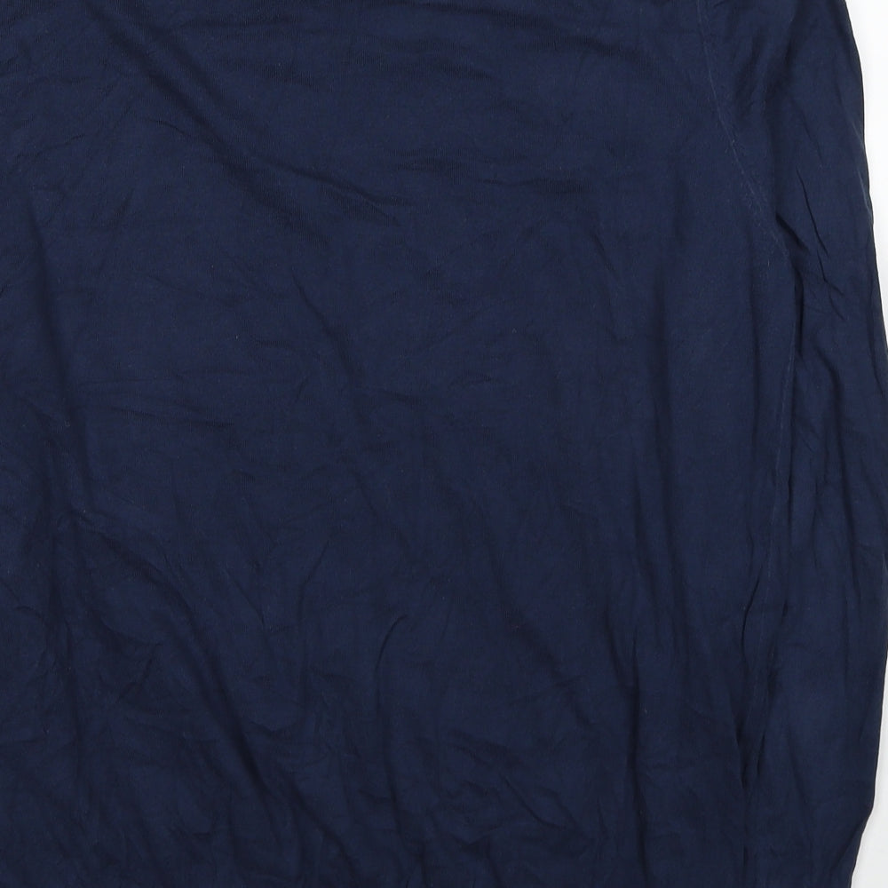 Hackett London Mens Blue V-Neck Cotton Pullover Jumper Size XL