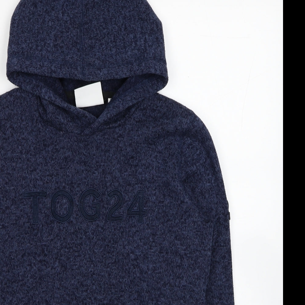 TOG24 Boys Black Polyester Pullover Hoodie Size 15 Years Pullover - Label Size 170cm