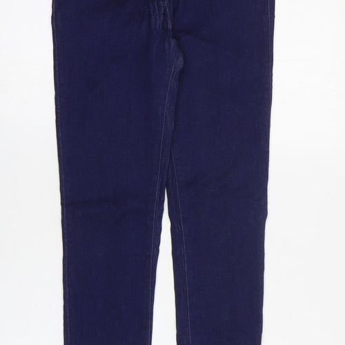 Replay Womens Blue Cotton Skinny Jeans Size 27 in L26 in Regular Zip