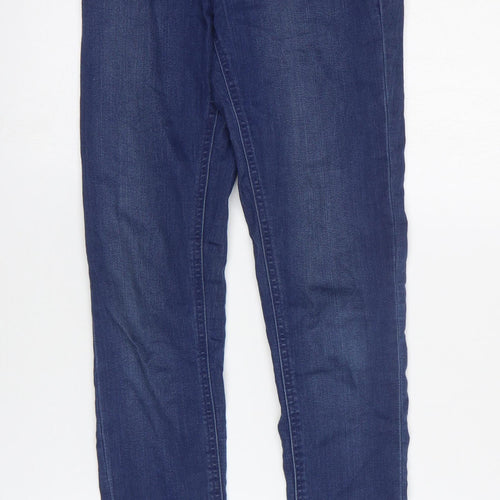H&M Womens Blue Cotton Jegging Jeans Size 6 L30 in Regular