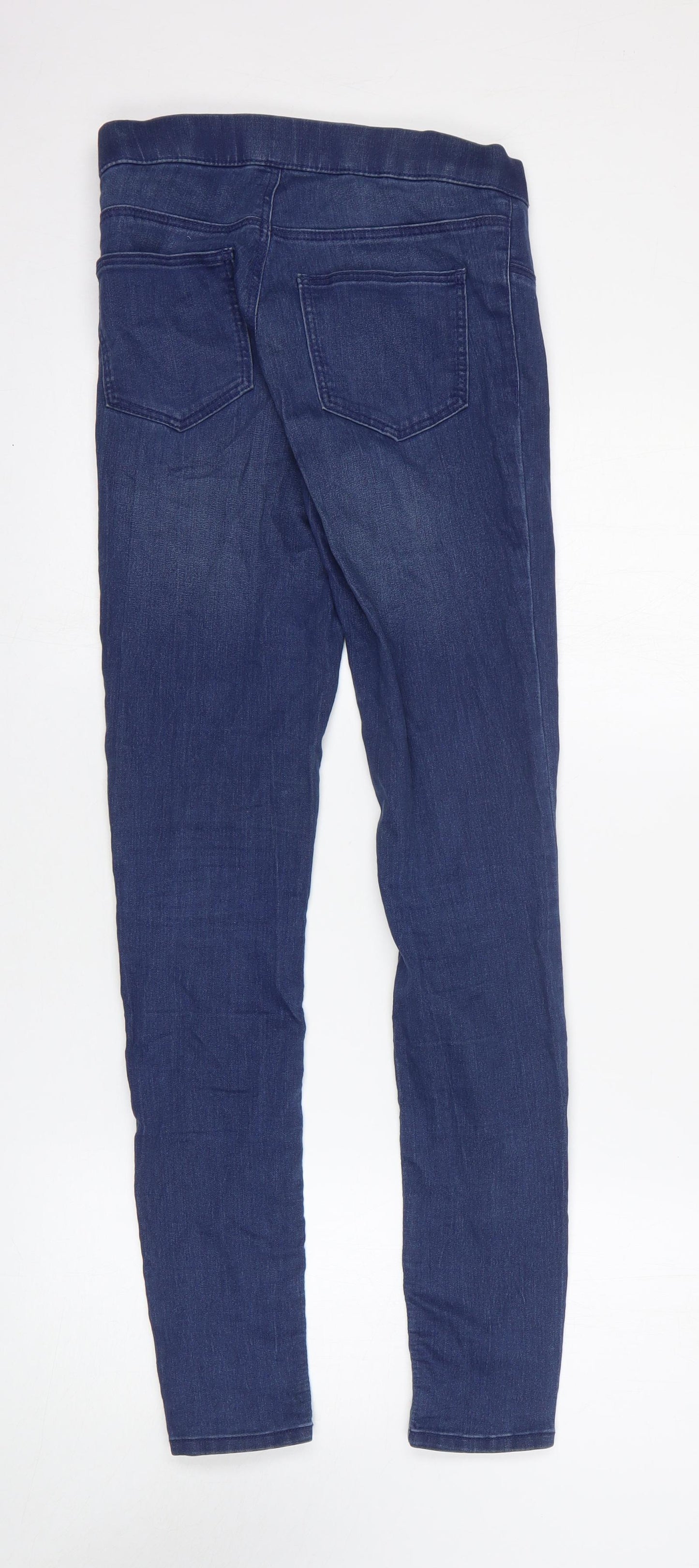 H&M Womens Blue Cotton Jegging Jeans Size 6 L30 in Regular