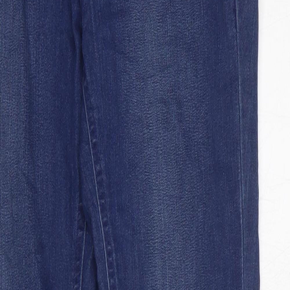 H&M Womens Blue Cotton Jegging Jeans Size 6 L30 in Regular