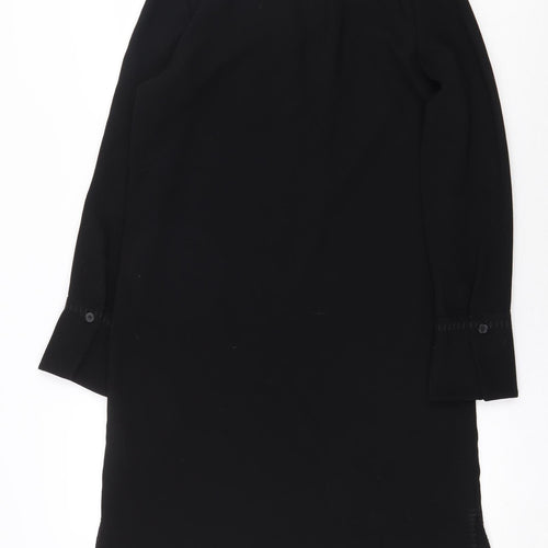NEXT Womens Black Polyester Kaftan Size 8 V-Neck Pullover