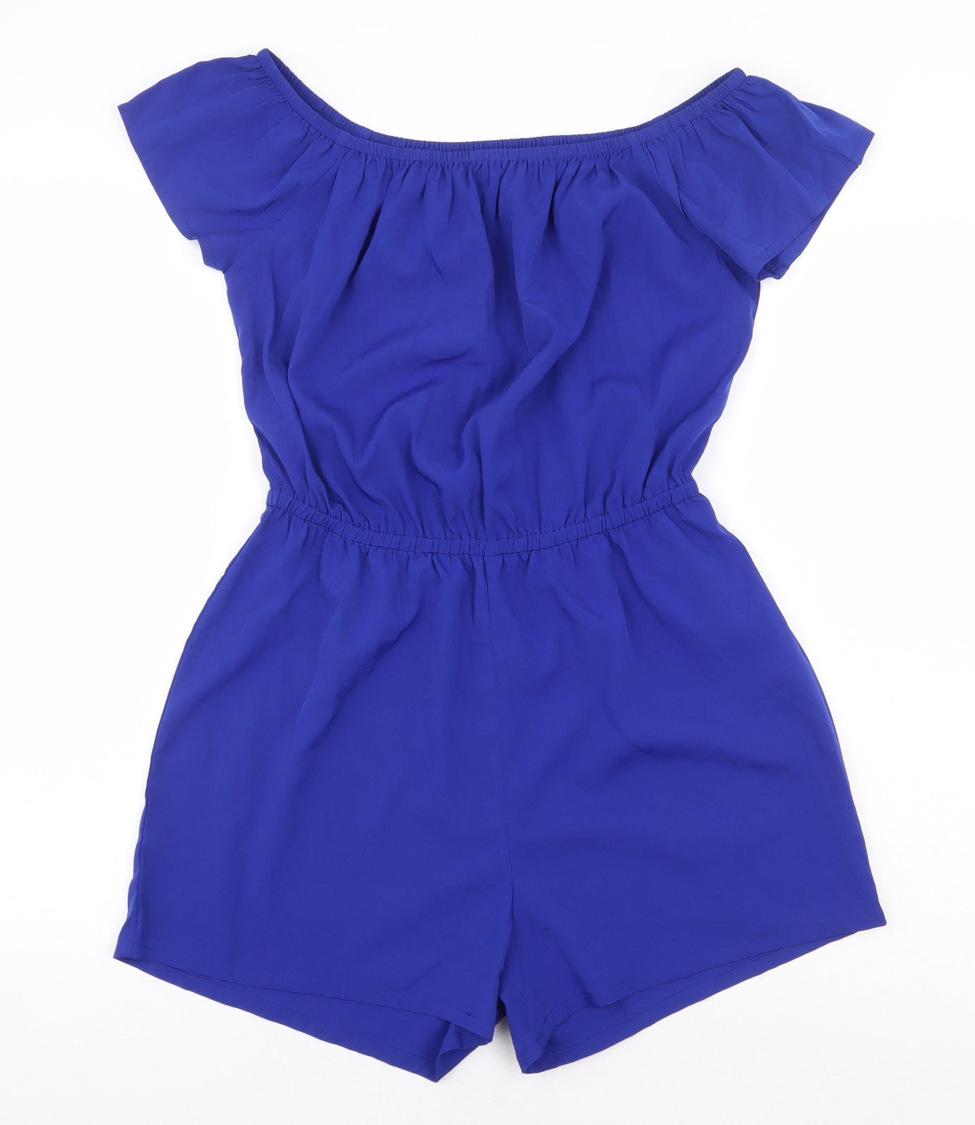 New Look Girls Blue Polyester Playsuit One-Piece Size 14 Years Pullover