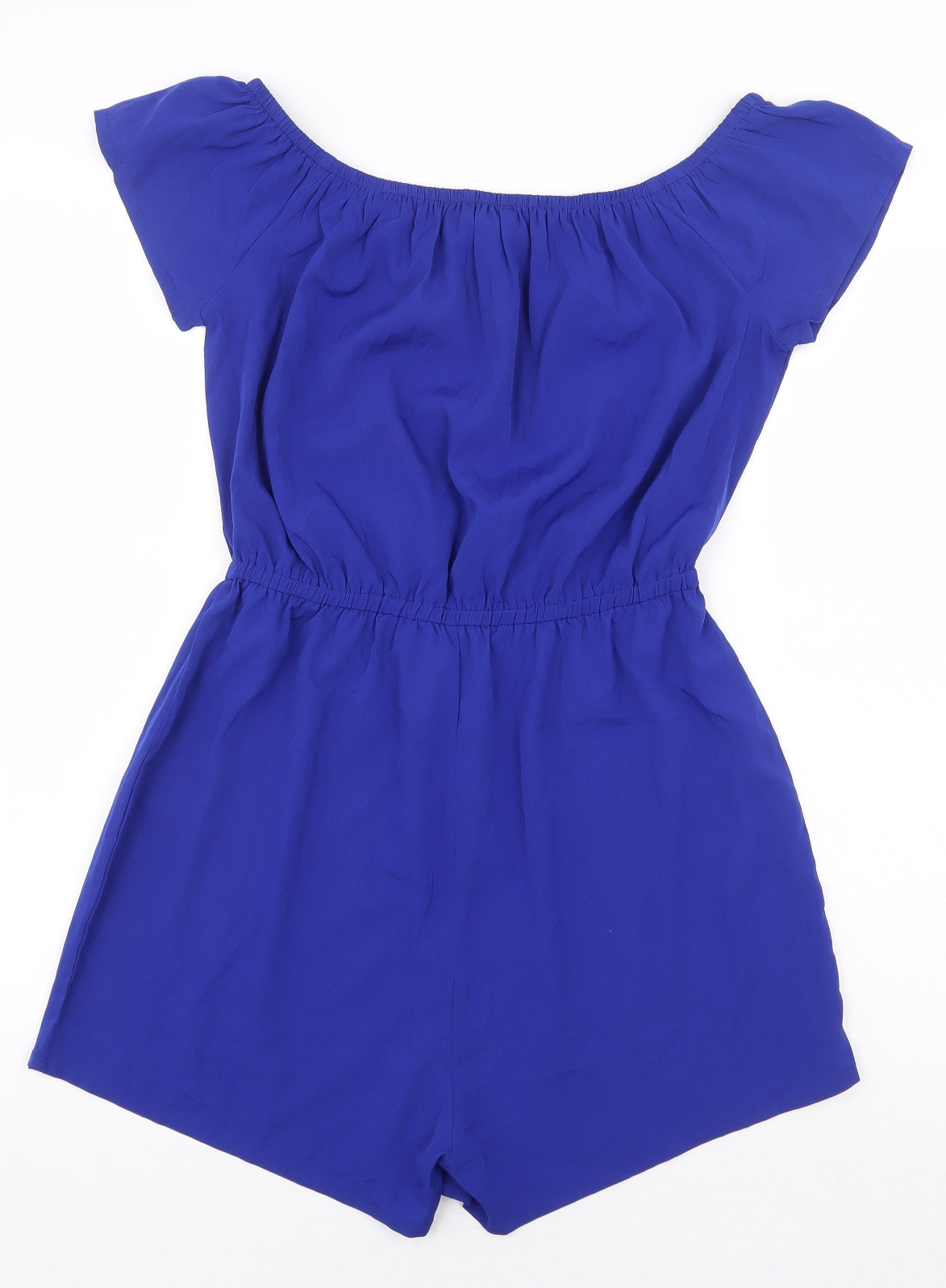 New Look Girls Blue Polyester Playsuit One-Piece Size 14 Years Pullover