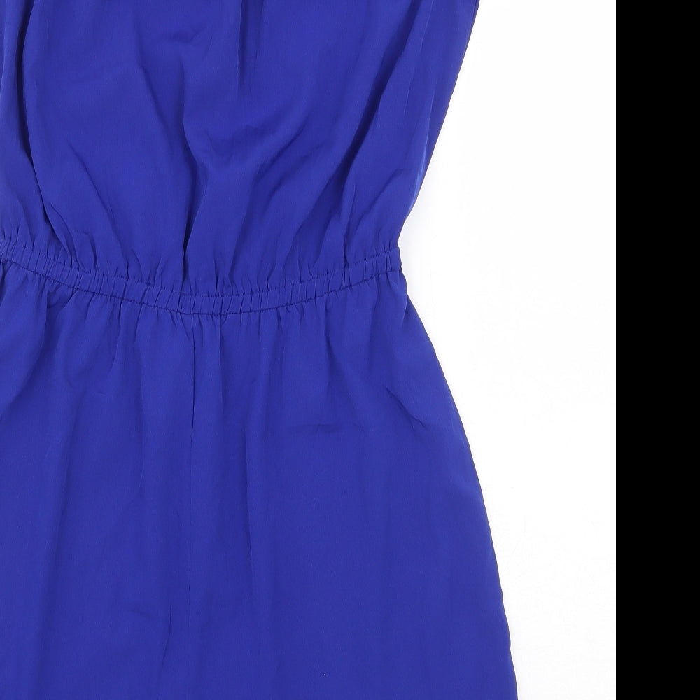 New Look Girls Blue Polyester Playsuit One-Piece Size 14 Years Pullover