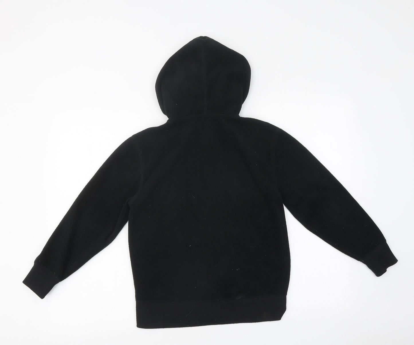 Gap Boys Black Polyester Full Zip Hoodie Size M Zip