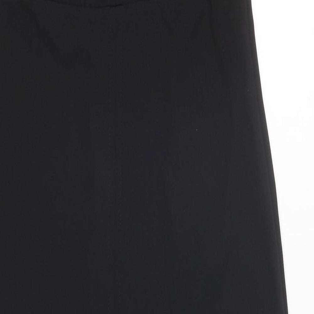 Zara Womens Black Polyester Bodycon Size M Sweetheart Pullover - Slit