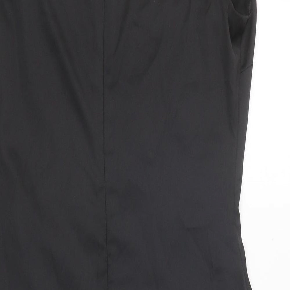 Missguided Womens Black Polyester Basic Tank Size 10 Sweetheart