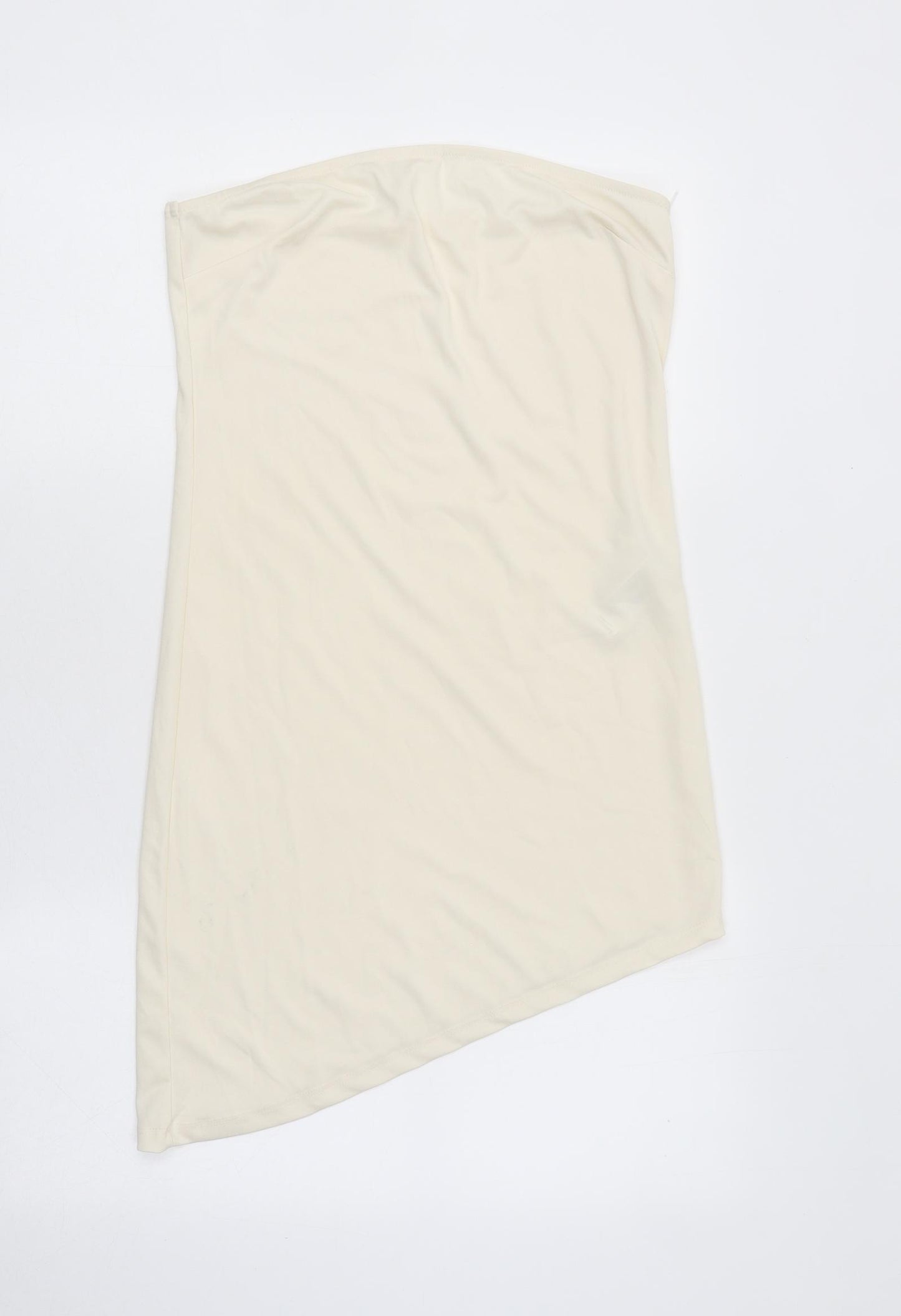 Zara Womens Beige Polyester Basic Tank Size M Sweetheart - Bandeau Top