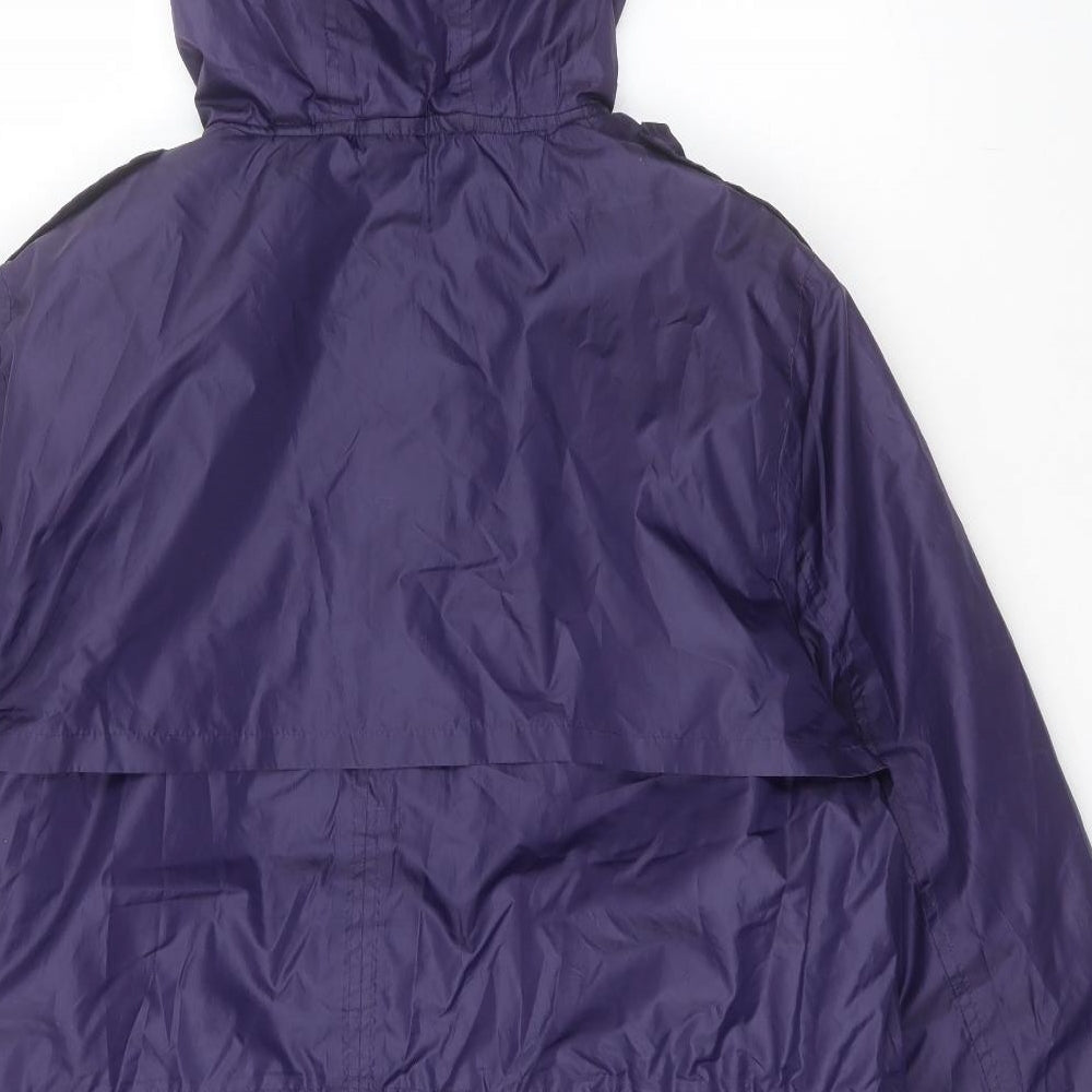 Cotton Traders Womens Purple Jacket Coat Size 20 Zip
