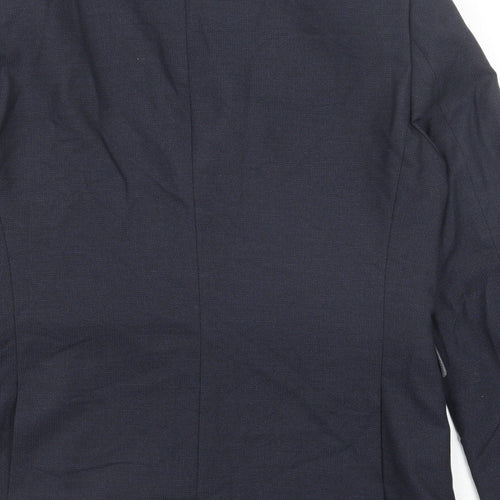 NEXT Mens Blue Polyester Jacket Suit Jacket Size 40 - Pocket detail