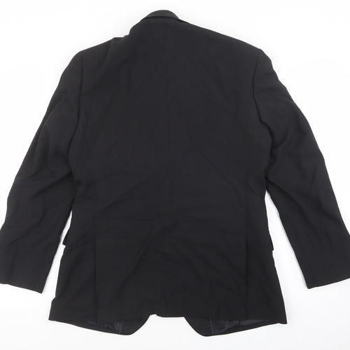 Karl Jackson Mens Black Polyester Tuxedo Blazer Size 38