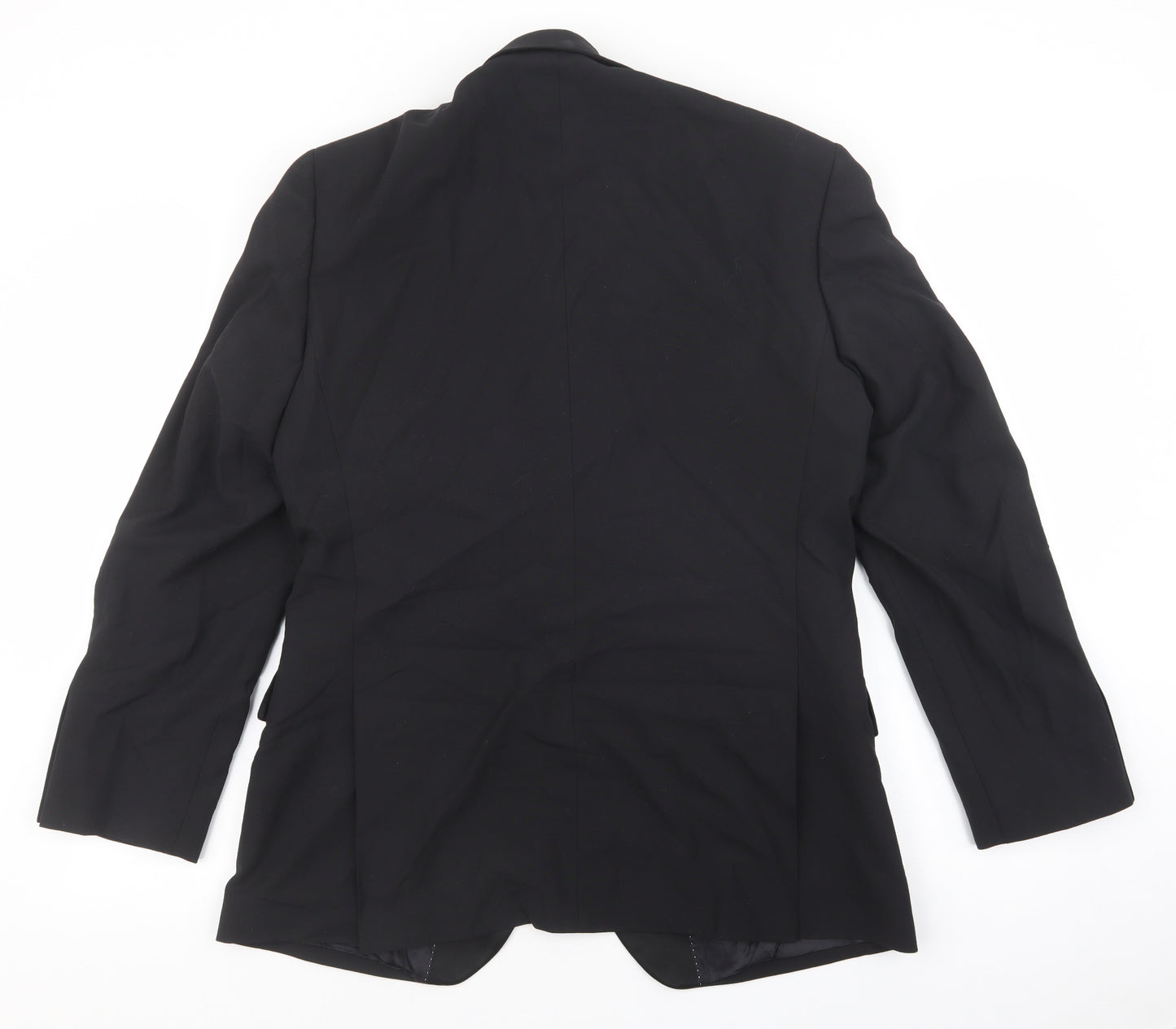 Karl Jackson Mens Black Polyester Tuxedo Blazer Size 38