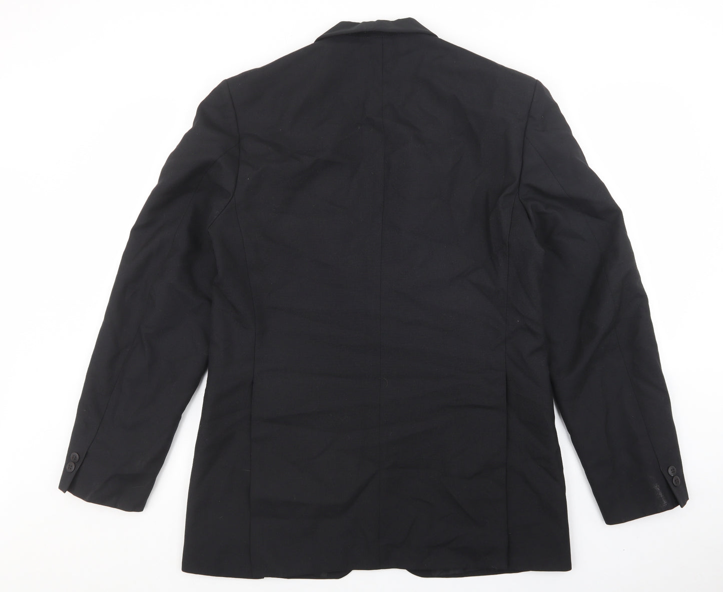 Canada Mens Black Polyester Jacket Suit Jacket Size 40