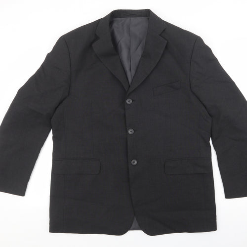 Marks and Spencer Mens Grey Wool Jacket Suit Jacket Size 42