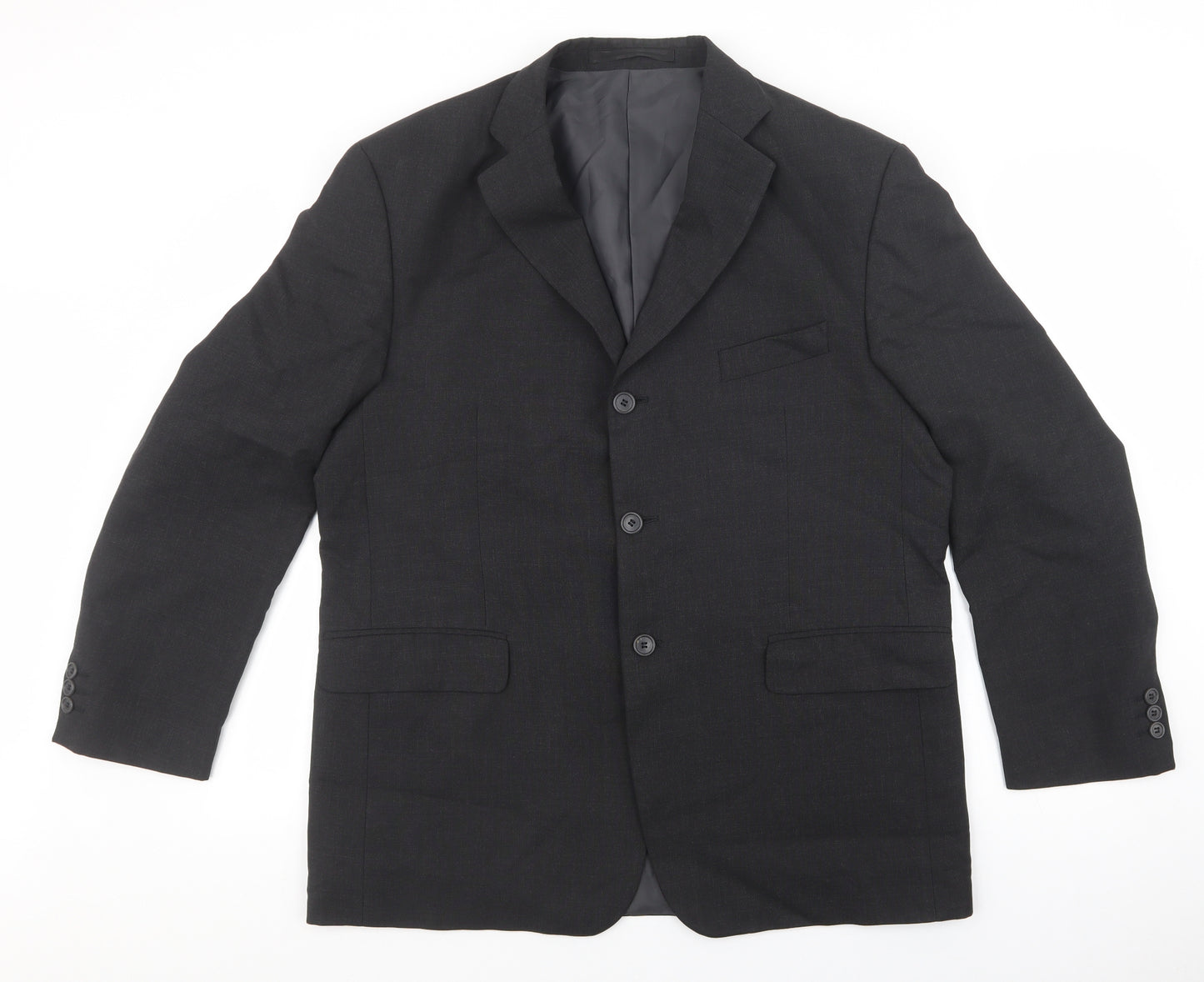 Marks and Spencer Mens Grey Wool Jacket Suit Jacket Size 42