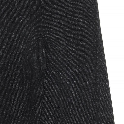 Primark Womens Black Viscose Trousers Size L L29.5 in Regular - UK Size 14-16