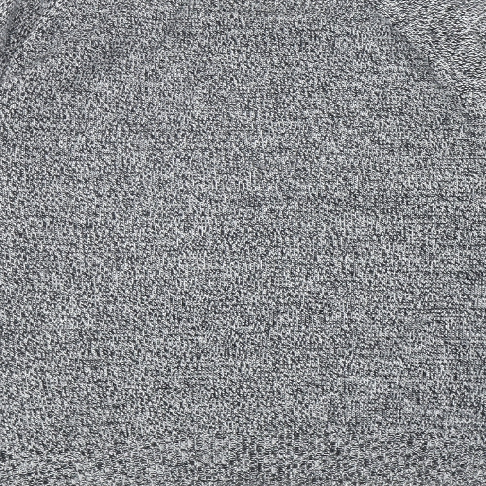 F&F Womens Grey Scoop Neck Acrylic Pullover Jumper Size 16