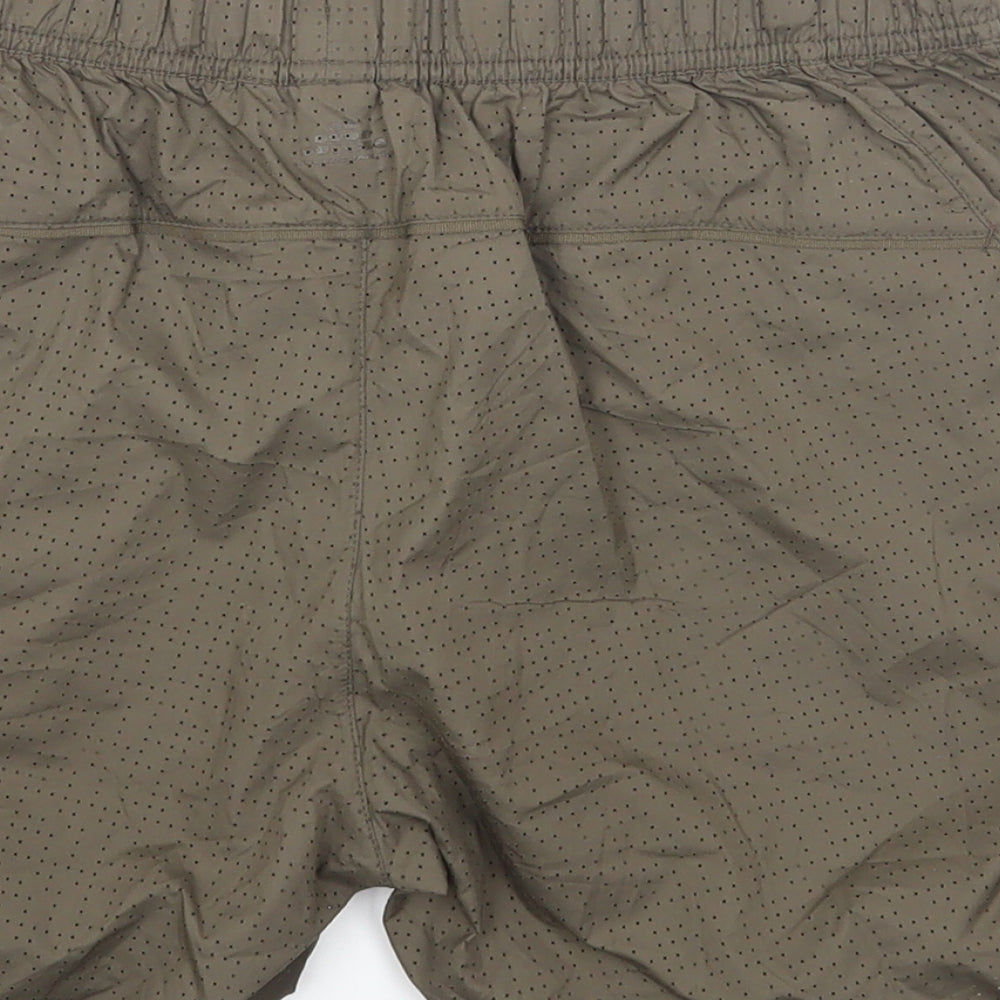 H&M Womens Brown Polyester Cargo Shorts Size 8 Regular Drawstring
