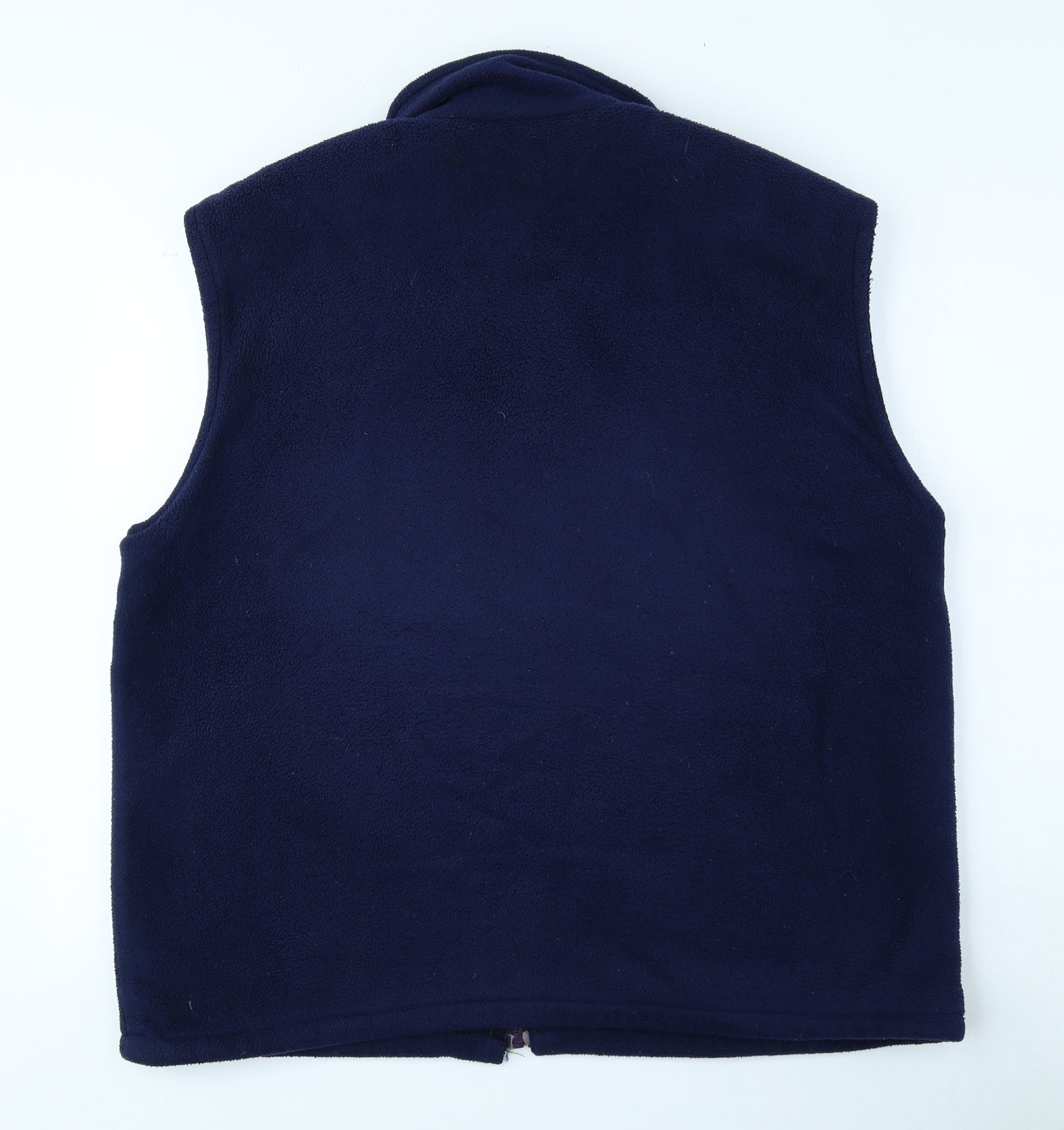 Preworn Mens Blue Jacket Waistcoat Size XL Zip