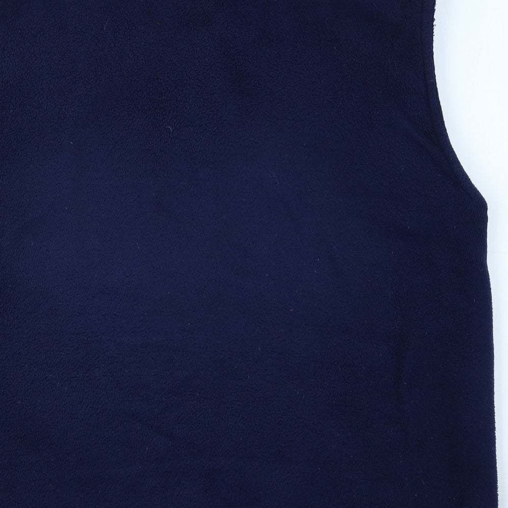 Preworn Mens Blue Jacket Waistcoat Size XL Zip