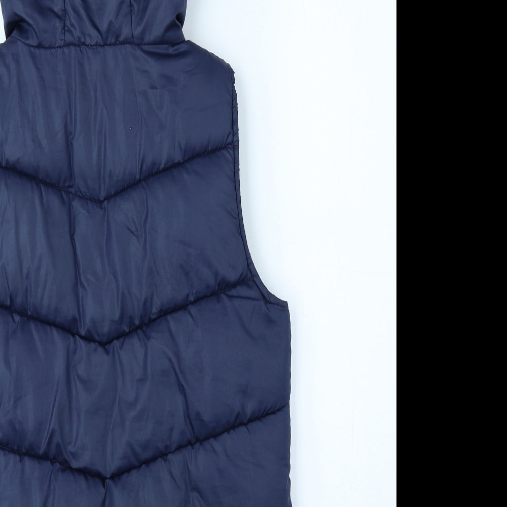 Tammy Boys Blue Puffer Jacket Waistcoat Size 12-13 Years Zip