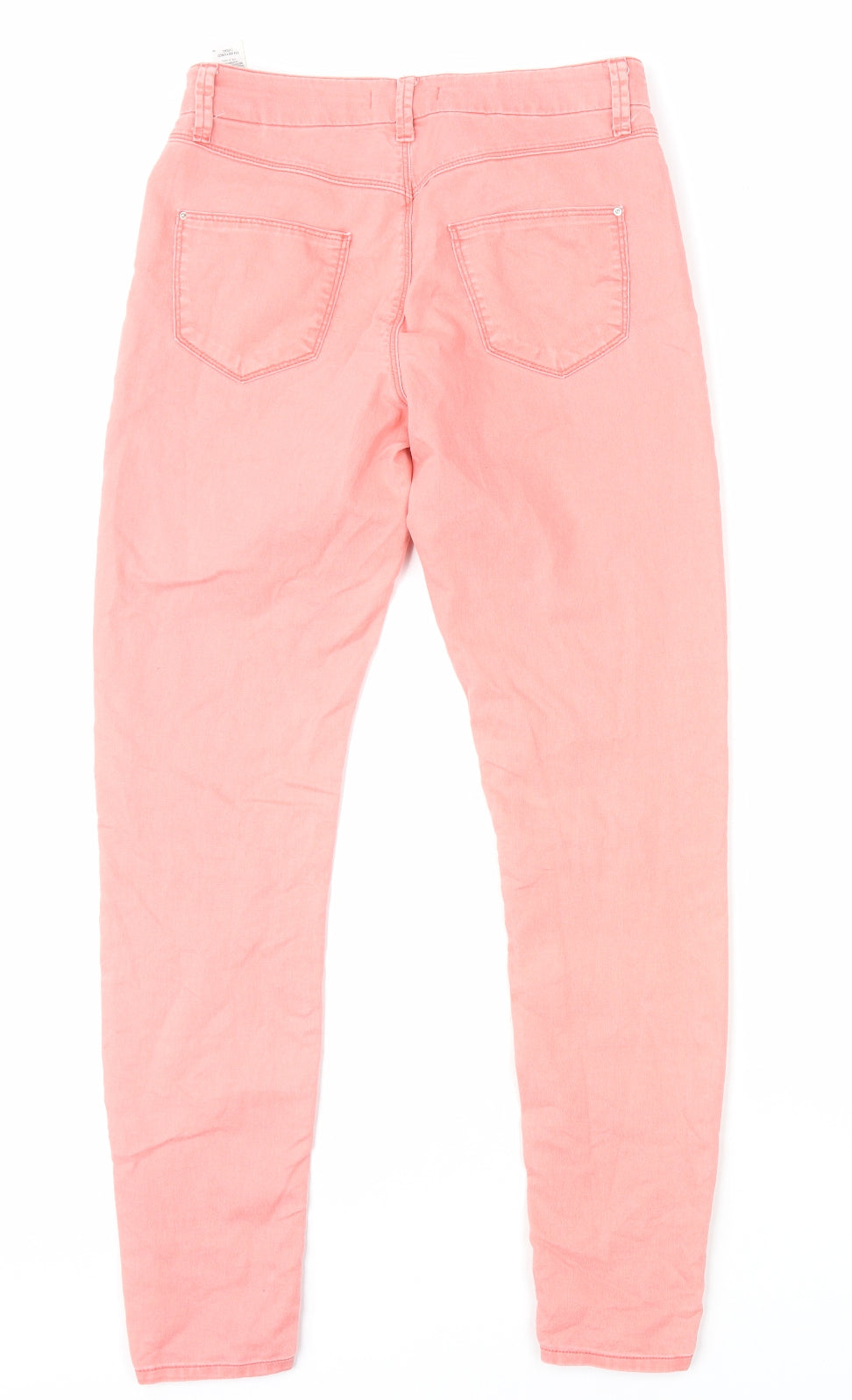 Marks and Spencer Womens Pink Cotton Jegging Leggings Size 10 L28 in
