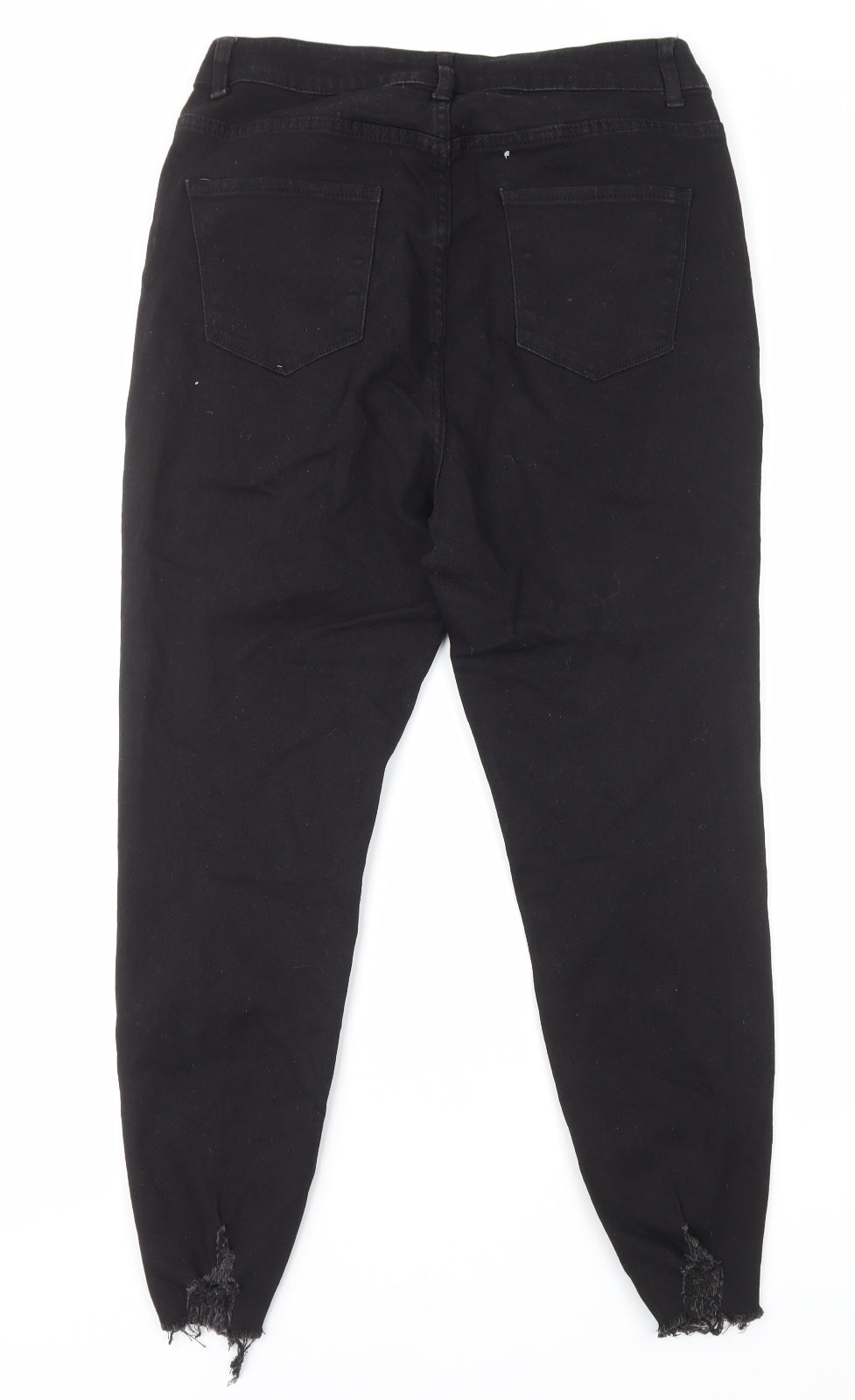 SheIn Womens Black Cotton Skinny Jeans Size XL L27 in Regular Zip