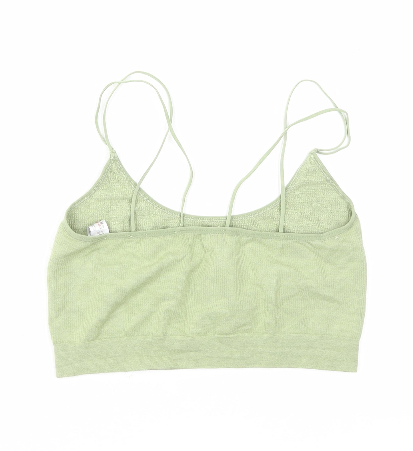 Urban Outfitters Womens Green Modal Cropped Tank Round Neck