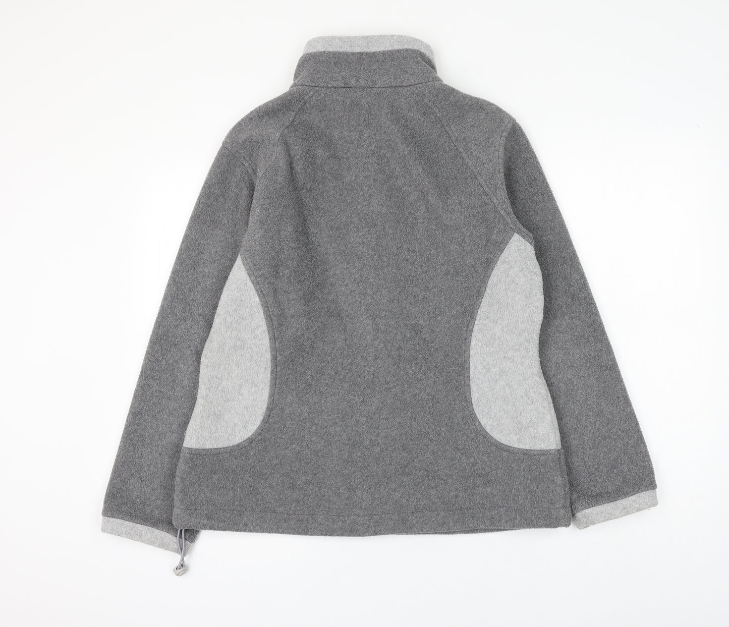 Marks and Spencer Womens Grey Polyester Pullover Sweatshirt Size 14 Zip