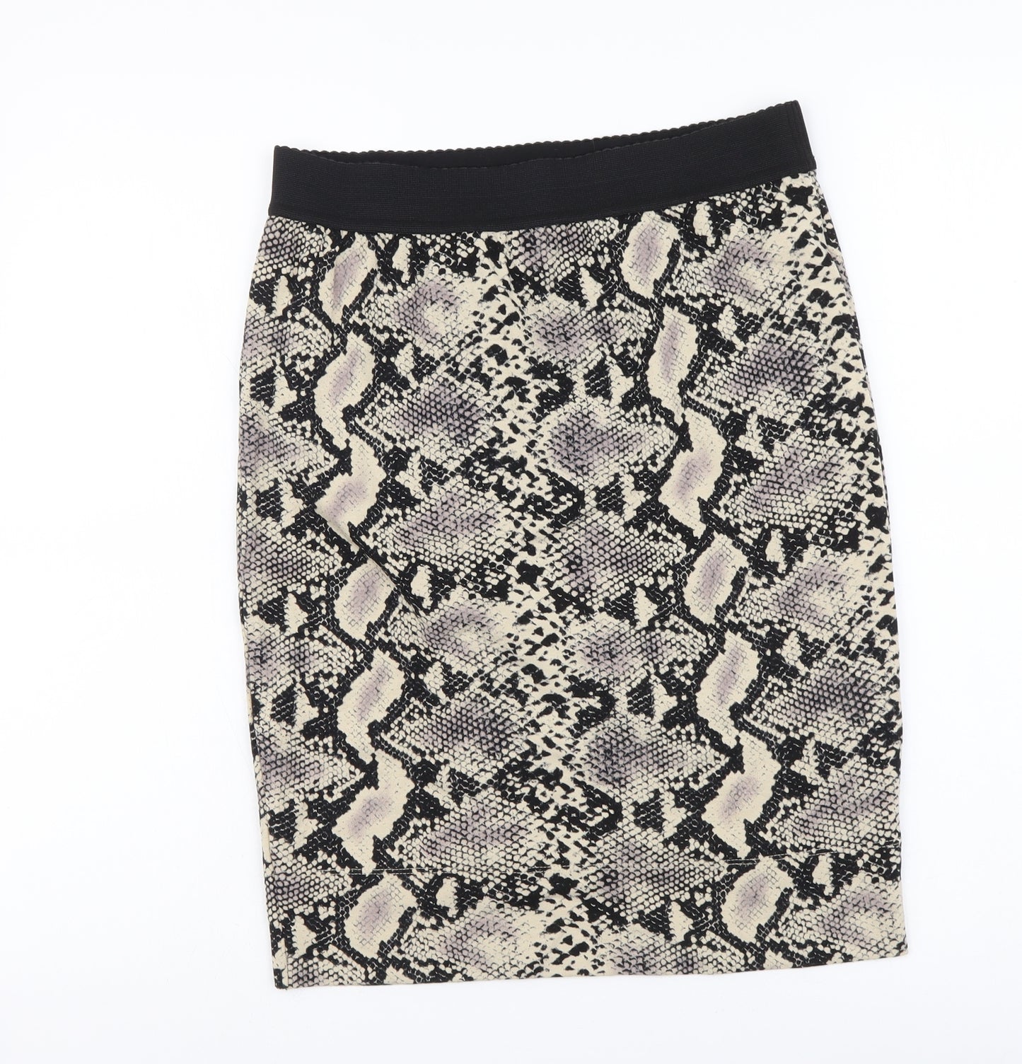 In Wear Womens Brown Animal Print Polyester Straight & Pencil Skirt Size XS - Snake Pattern