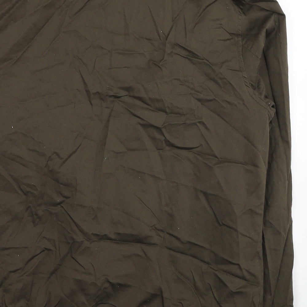 River Island Mens Brown Bomber Jacket Jacket Size L Zip