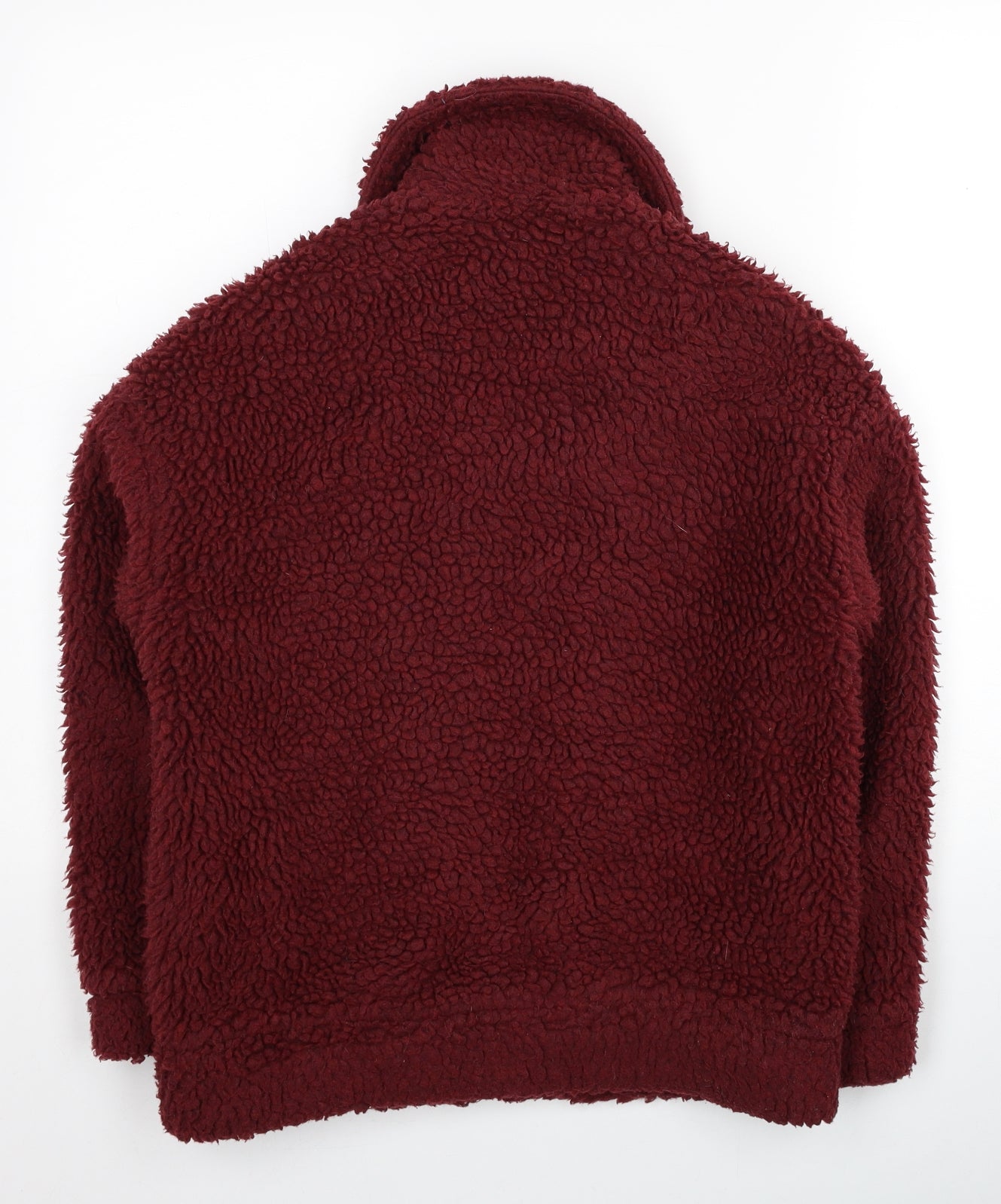 New Look Womens Red Anorak Coat Size S Zip