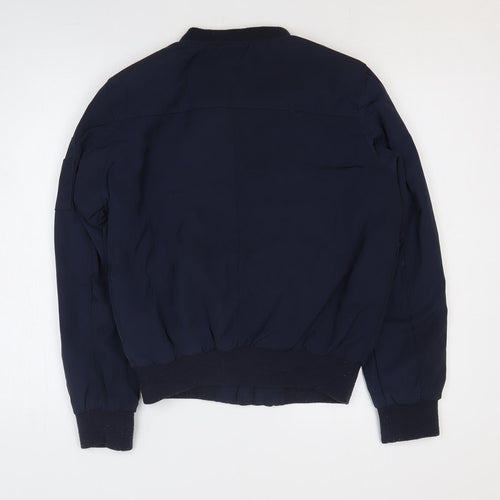 Atmosphere Womens Blue Jacket Coat Size 10 Zip