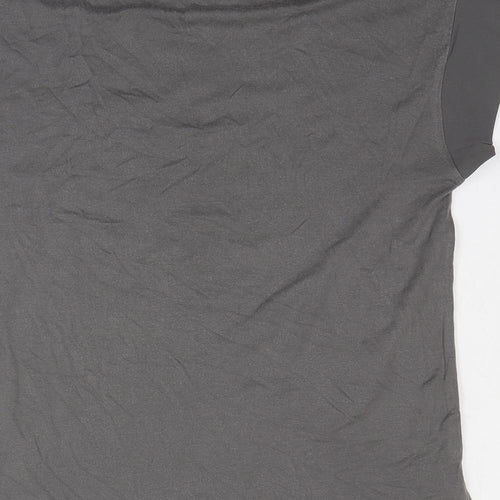 Sonder Studio Womens Grey Lyocell Basic T-Shirt Size 12 Round Neck