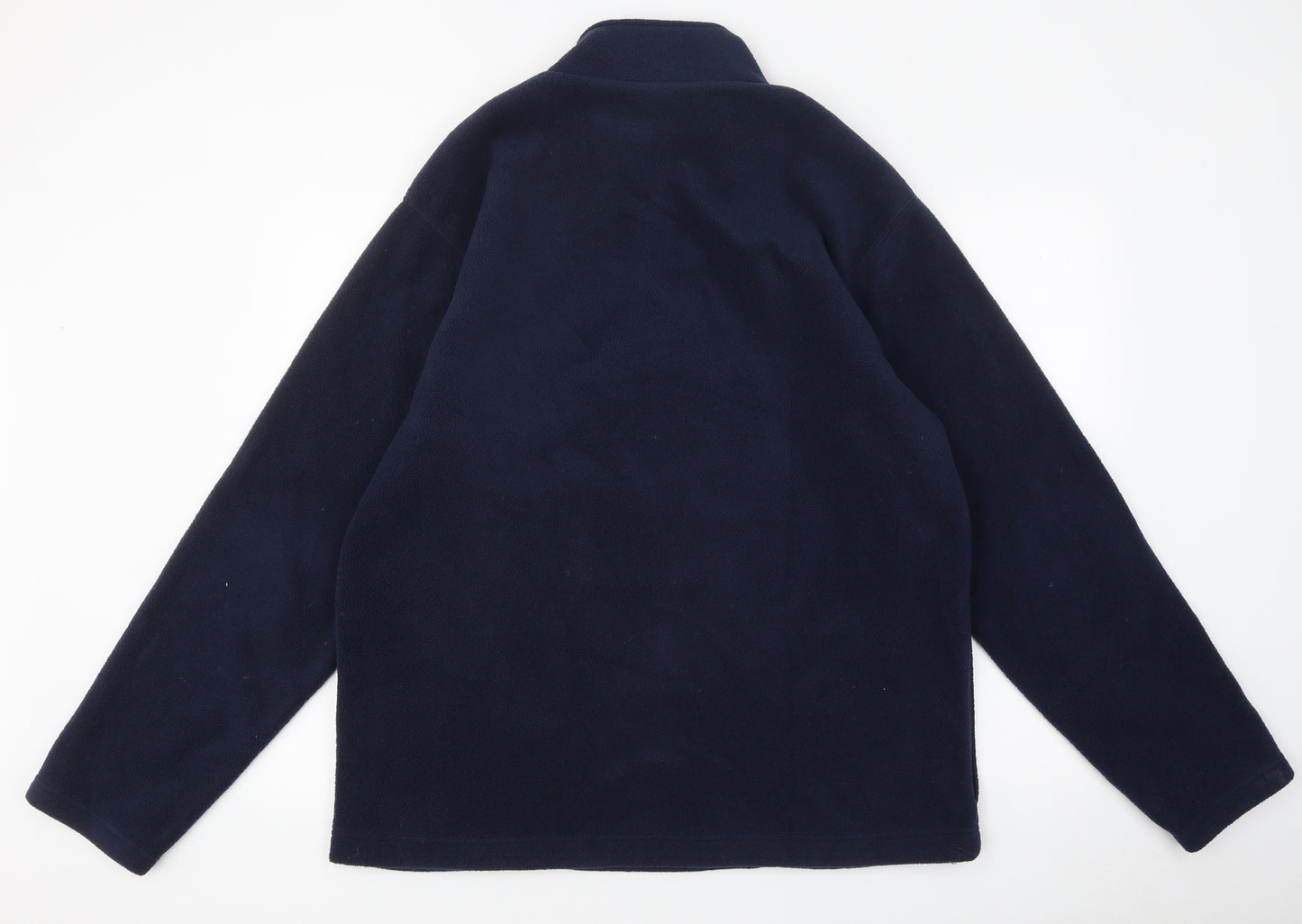 Preworn Mens Blue Polyester Pullover Sweatshirt Size L