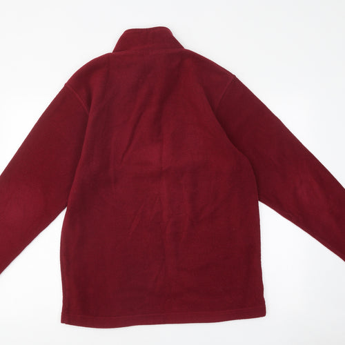 Preworn Mens Red Polyester Pullover Sweatshirt Size S