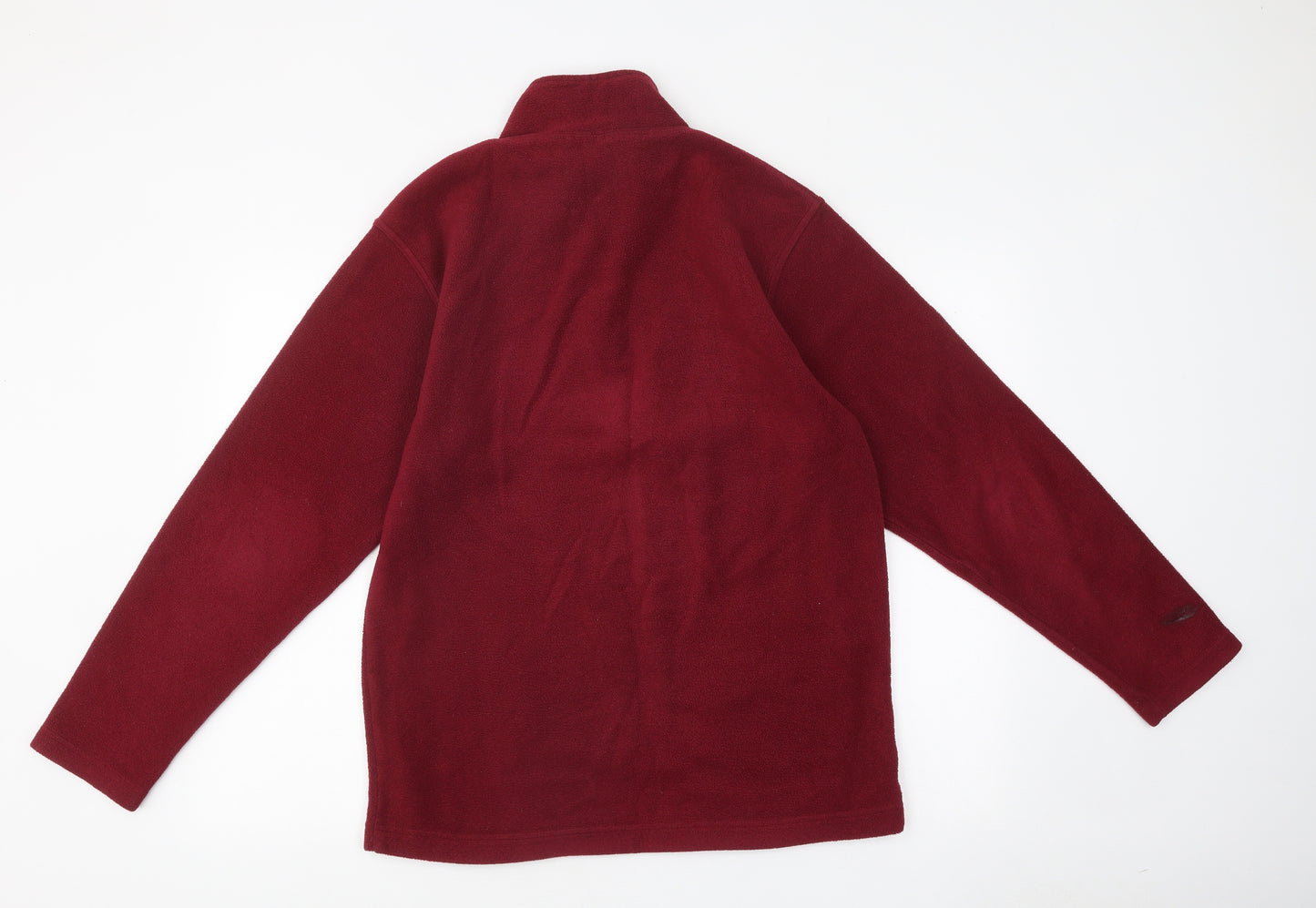 Preworn Mens Red Polyester Pullover Sweatshirt Size S