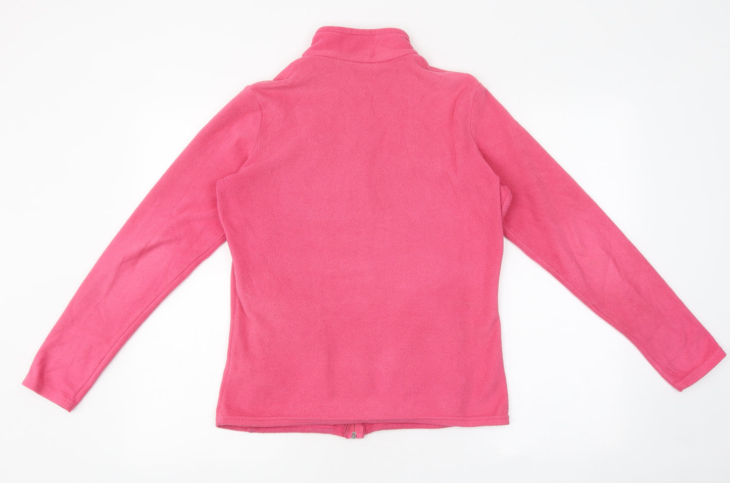 Marks and Spencer Womens Pink Jacket Size 10 Zip