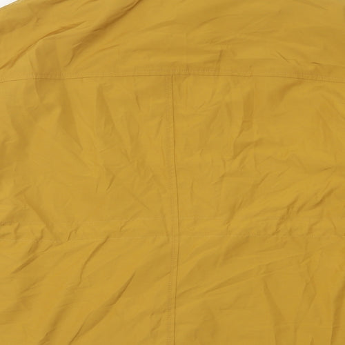 Marks and Spencer Womens Yellow Overcoat Coat Size 14 Zip