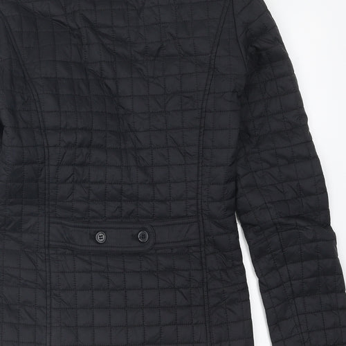 Incorporatewear Womens Black Biker Coat Size XS Zip