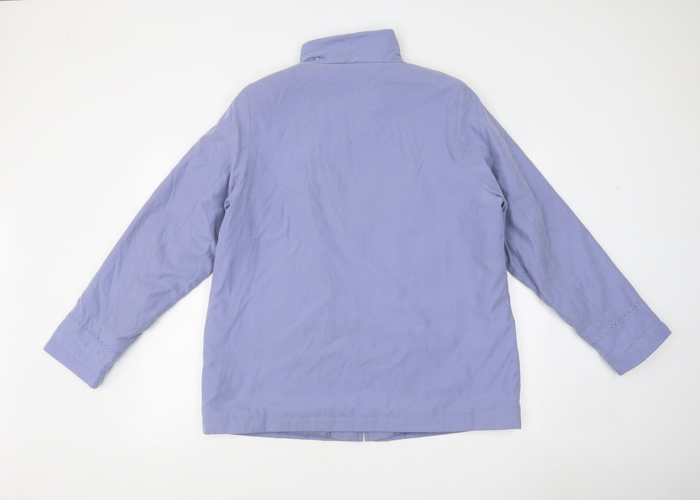 Bonmarché Womens Purple Jacket Size 14 Zip