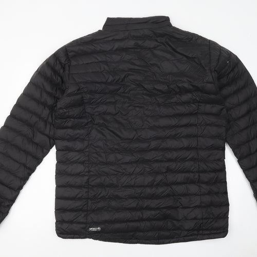 RAB Mens Black Puffer Jacket Coat Size XL Zip