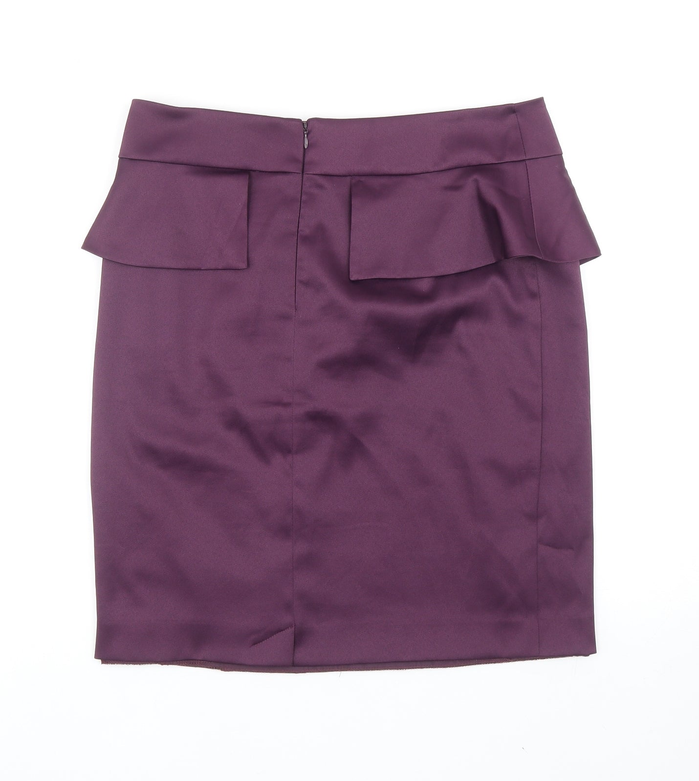 Kaleidoscope Womens Purple Polyester Straight & Pencil Skirt Size 12 Zip