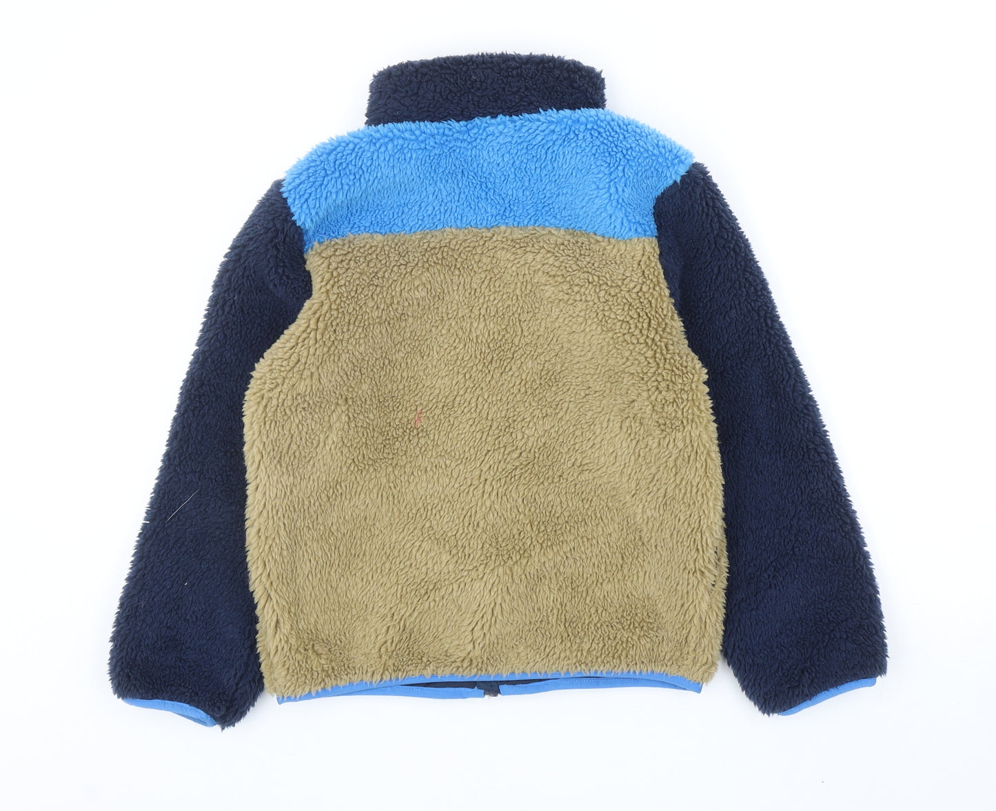 H&M Boys Multicoloured Colourblock Basic Jacket Jacket Size 8-9 Years Zip - UK Size 8-10 Years