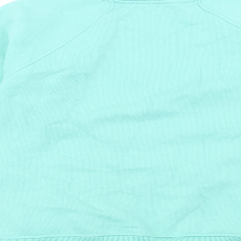 Marks and Spencer Womens Green Cotton Pullover Sweatshirt Size M Pullover