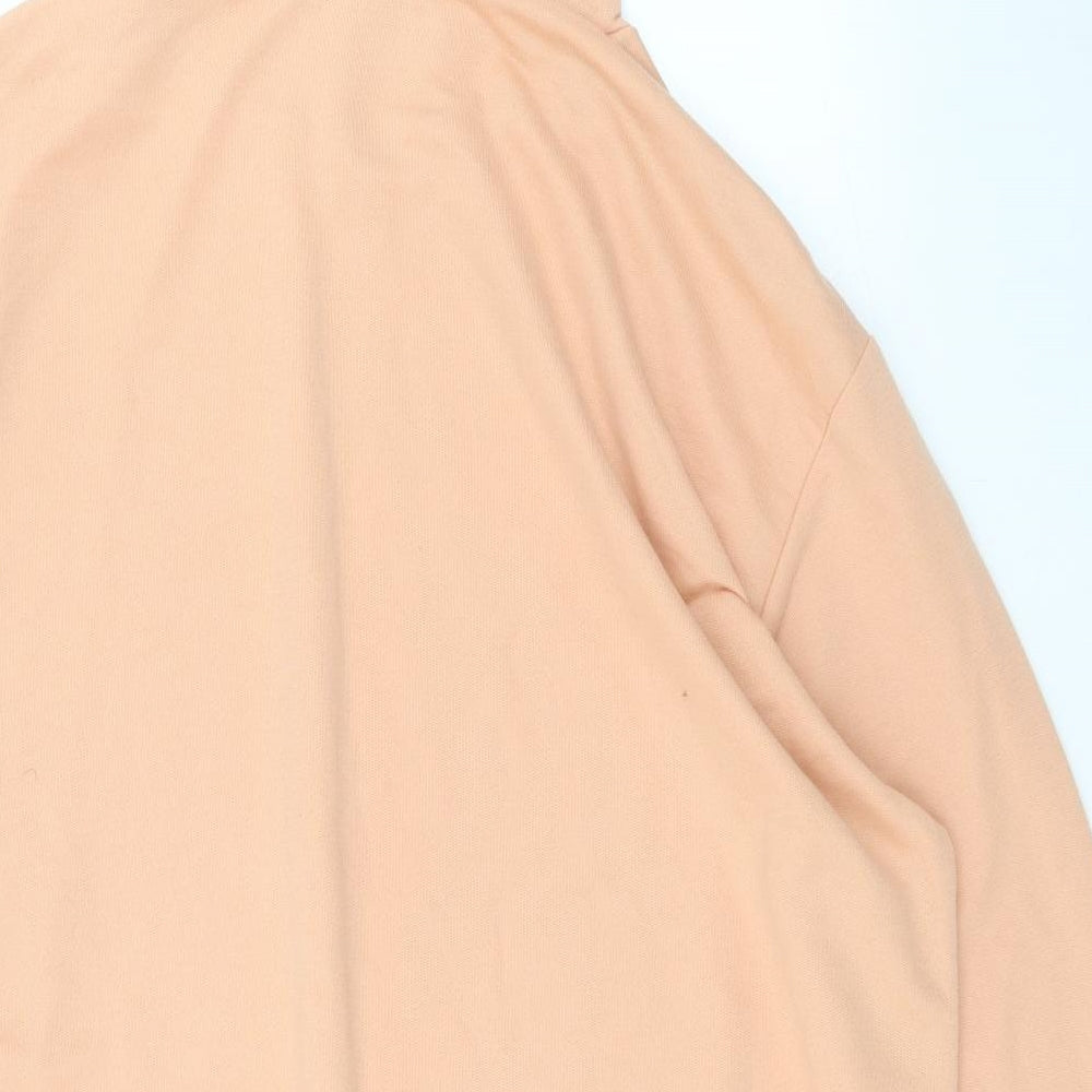 Boohoo Womens Pink Polyester Pullover Hoodie Size 22 Pullover