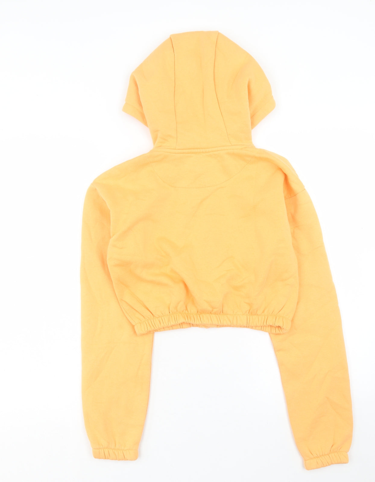 George Womens Orange Cotton Full Zip Hoodie Size XS Zip - Size 4-6